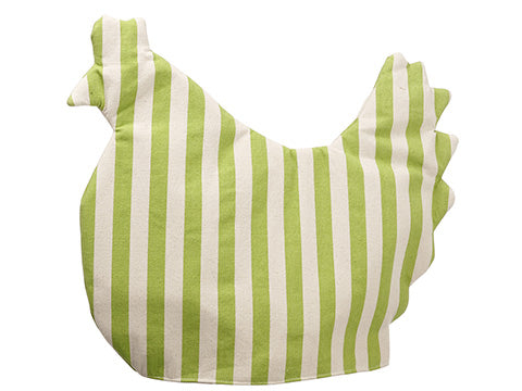 18" Chicken Tea Pot Warmer  Green Beige (pack of 6)