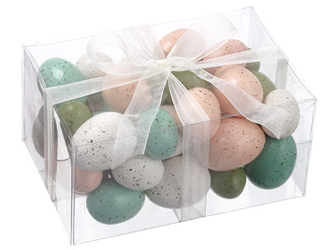 4.5"Hx6"Wx9"L Egg Assortment (36 ea/acetate box) Mixed (pack of 6)
