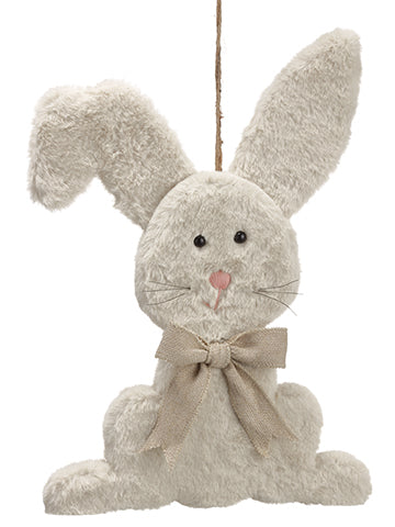 17" Bunny Door Hanger  Beige (pack of 2)