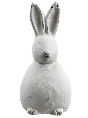 5" Cement Bunny  Antique White (pack of 4)