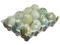 2.5"Hx5.5"Wx7.5"L Egg (12 ea/Cart set) Blue Aqua (pack of 12)