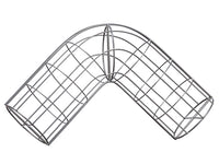 8"Dx20"Wx20"L Metal Wreath Part Silver (pack of 1)