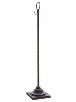 38" Metal Wreath Stand  Brown (pack of 2)