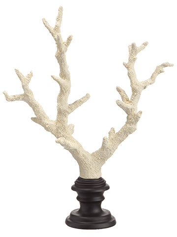 22" Coral Table Top  Cream (pack of 1)