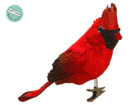 7" Cardinal w/Clip  Red (pack of 12)