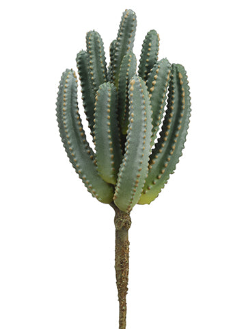 9" Mini Column Cactus Pick  Green (pack of 12)