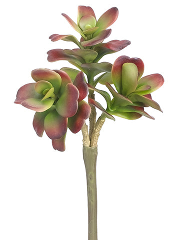 11" Soft Plastic Kalanchoe Pick Burgundy (pack of 24)