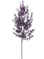 37" Soft Plastic Sedum Stem  Purple (pack of 6)