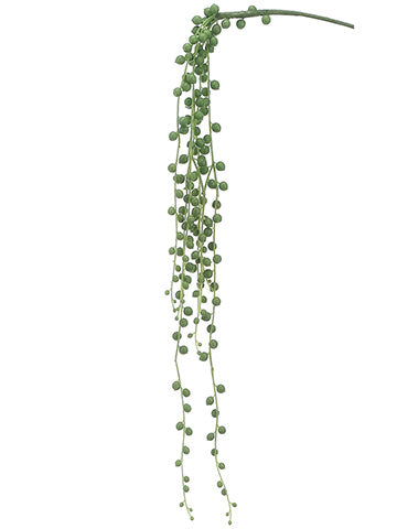 28" String of Pearls Pick  Green (pack of 12)