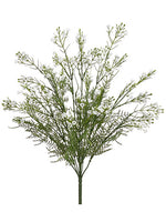 19" Gypsophila Bush x12 with Buds White (pack of 24)