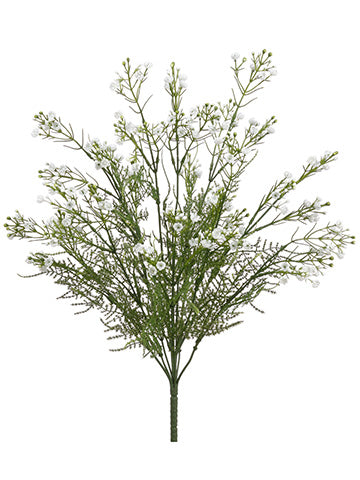 19" Gypsophila Bush x12 with Buds White (pack of 24)