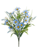 20" Daisy Mixed Bush x10  Blue (pack of 12)