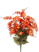 28" Wild Freesia Bush x8  Flame Orange (pack of 12)