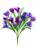 20" Iris Bush x12  Purple Blue (pack of 12)