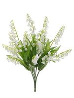 12" Lily of The Valley Bush x5 White (pack of 12)