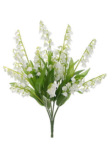 12" Lily of The Valley Bush x5 White (pack of 12)