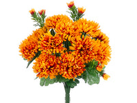 12" Mum Bush x14  Rust (pack of 12)
