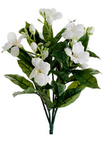 17" Petunia Bush  Cream (pack of 6)
