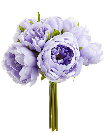 9.5" Peony Bundle x8  Lavender (pack of 6)
