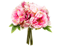 10" Peony/Sweet Pea Bouquet  Two Tone Pink (pack of 12)