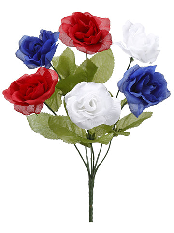 13" Rose Bush x6  Mixed (pack of 24)