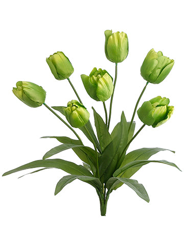 19.5" Tulip Bush x7  Green (pack of 12)