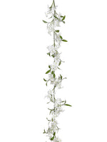 6' Azalea Garland  White (pack of 6)