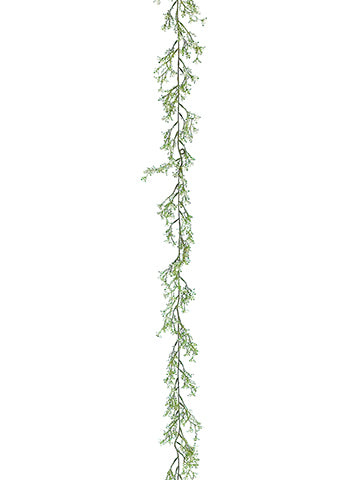 72" Mini Flower Garland  Cream White (pack of 12)