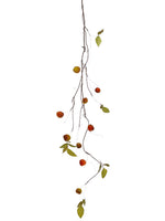 53" Mixed Chestnut Garland  Orange Olive Green (pack of 12)