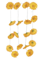 5.5' Gerbera Daisy Garland w/ 18 Flw. Yellow (pack of 6)