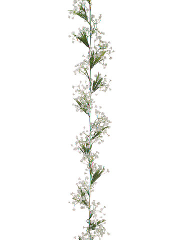6' Gypsophila Garland  White (pack of 6)