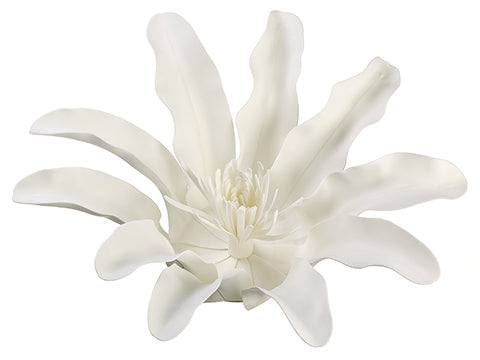 16" Thaitian Lily Hanging Flower Head Cream White (pack of 6)