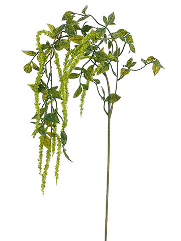 39" Hanging Amaranthus Spray  Lime (pack of 12)