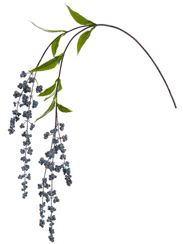 38" Berry Spray  Blue Gray (pack of 12)