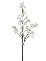 52" Cherry Blossom Spray  White (pack of 6)