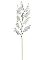30" Bellflower Spray  White (pack of 12)