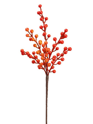 16" Berry Spray  Two Tone Orange (pack of 24)