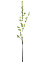 53" Wild Blossom Spray  White Green (pack of 12)