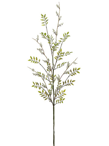 44" Mini Berry Spray  White (pack of 12)