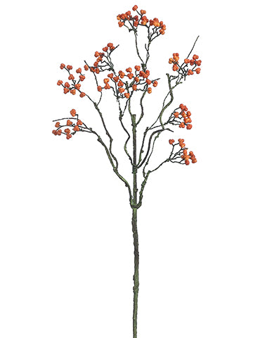 33" Soft PE Berry Spray  Orange (pack of 12)