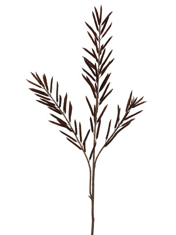 44" French Bean Spray  Brown (pack of 12)