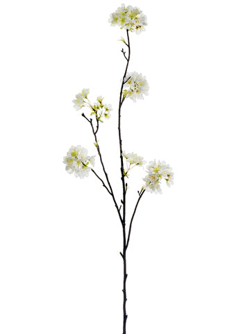 42.5" Cherry Blossom Spray  White (pack of 12)