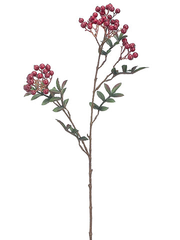 27" Berry Spray  Red (pack of 12)