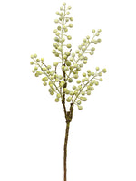 18" Berry Spray  Green Gray (pack of 12)