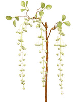 30" Polyurethane Berry Hanging Spray Green (pack of 12)