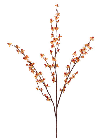 33" Bittersweet Spray  Two Tone Orange (pack of 12)