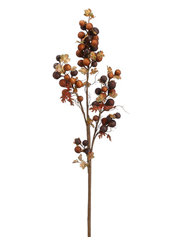 54" Berry Spray  Two Tone Brown (pack of 4)
