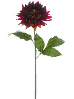 27" Chrysanthemum Spray  Burgundy (pack of 12)