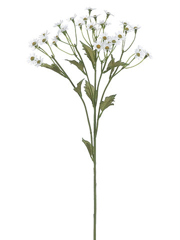23.5" Mini Daisy Spray  White (pack of 12)