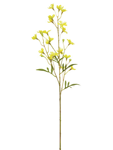 34" Japanese Diphyllum Spray  Yellow (pack of 12)